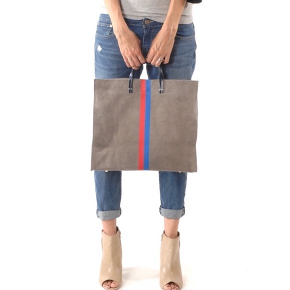 Clare V Handbags - ⚡️FLASH Clare V. Supreme simple tote grey suede